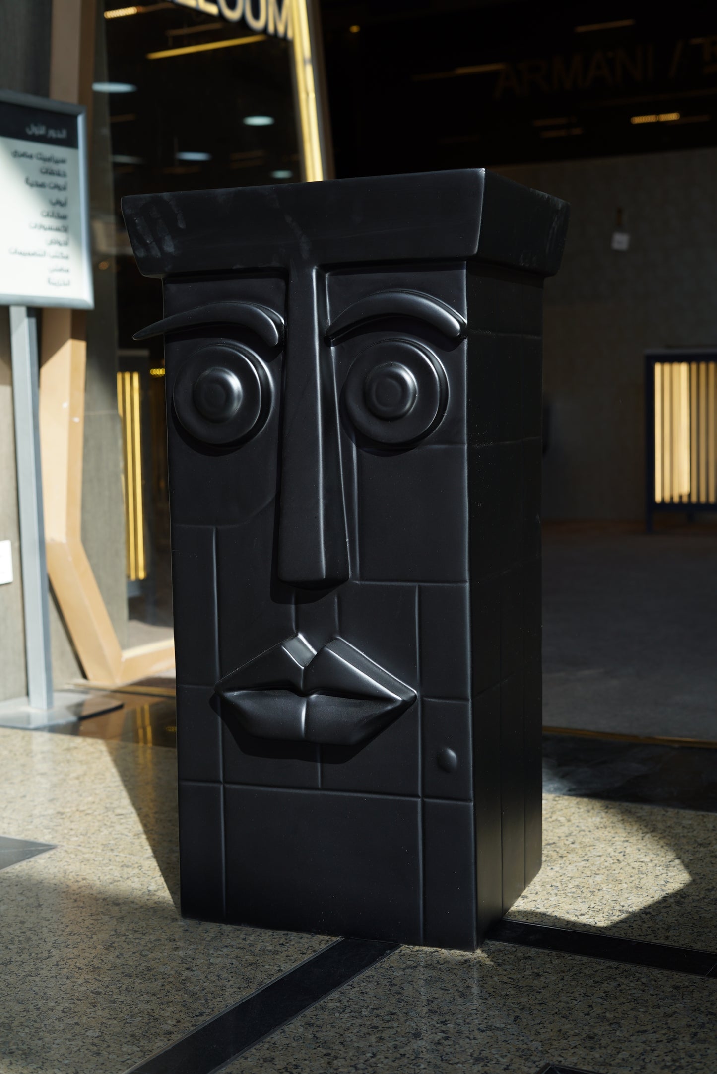 Bricks face sink