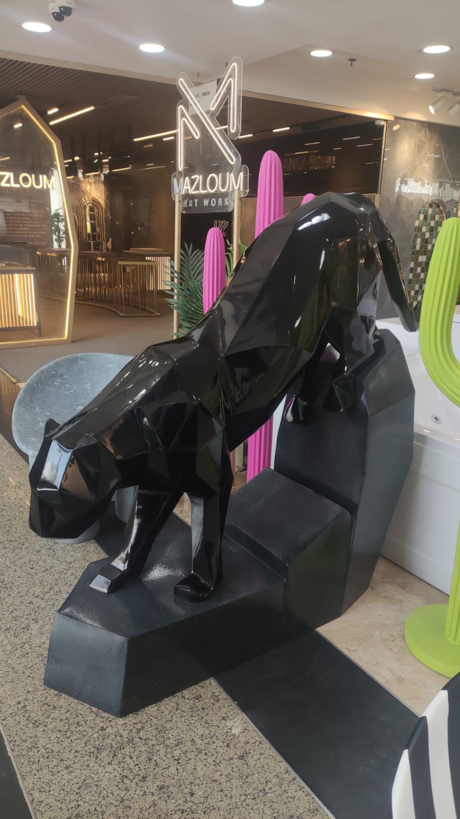 Jaguar sculpture